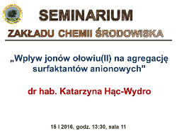 Seminarium dr hab. Hąc-Wydro